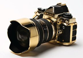 золотой фотоаппарат