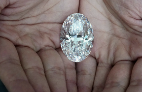 белый алмаз 113 карат