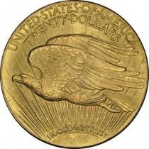 золотая монета двойной Американский орел
