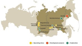 добыча золота в России