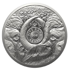 южноафриканская серебряная монета