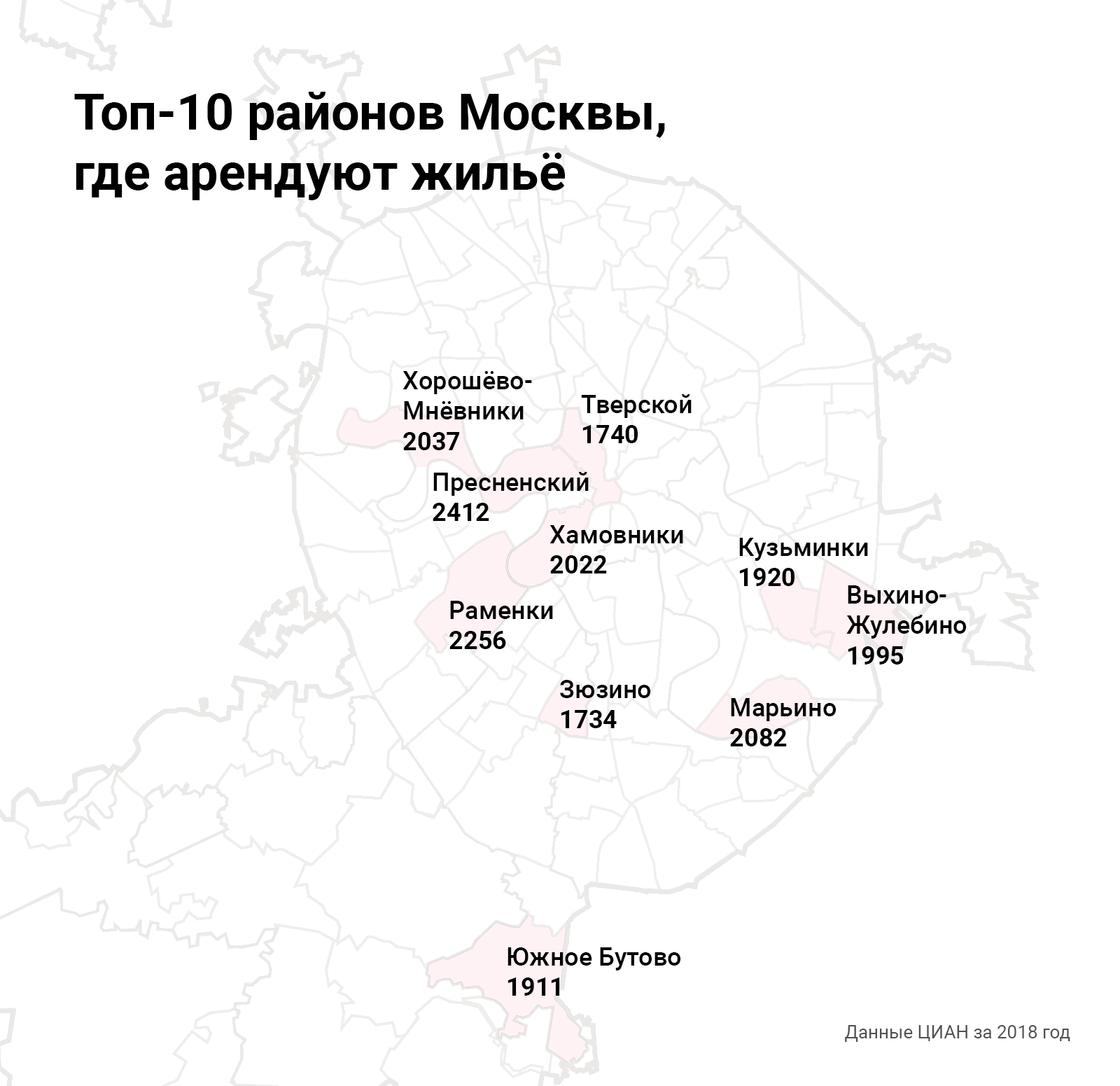 Районы Москвы. Популярные районы Москвы. Районы Москвы на карте. Схема районов Москвы.