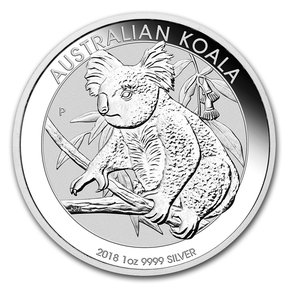 серебряный австралийский коала