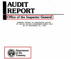 отчет об аудите офиса генерального инспектора