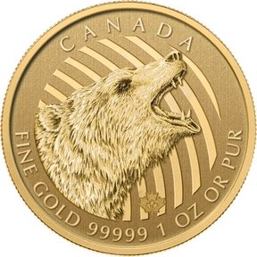 золотой канадский гризли