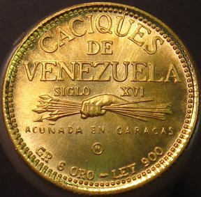 венесуэльская золотая монета