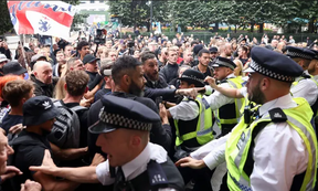 анти ковидные протесты лондон