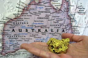 добыча золота в австралии