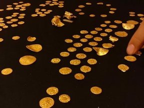 клад золотых римских монет в британии