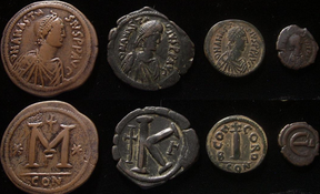 мелкие византийские монеты