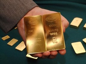 некуда девать российское золото