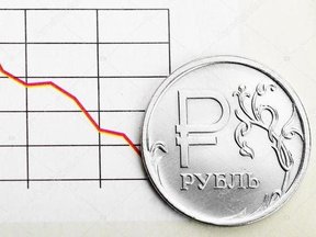 падение рубля