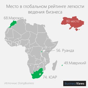 сравнение Украины и Африки
