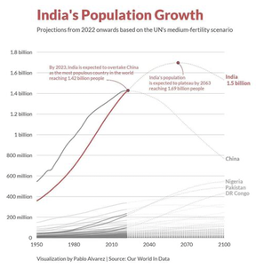 рост населения индии