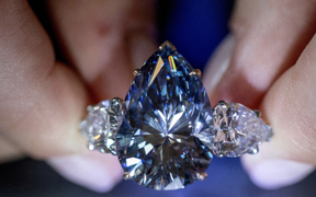 cамый крупный голубой бриллиант